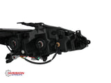 For 2016 2017 2018 Nissan Altima Headlight Halogen Chrome Housing W/O LED DRL Driver Left Side